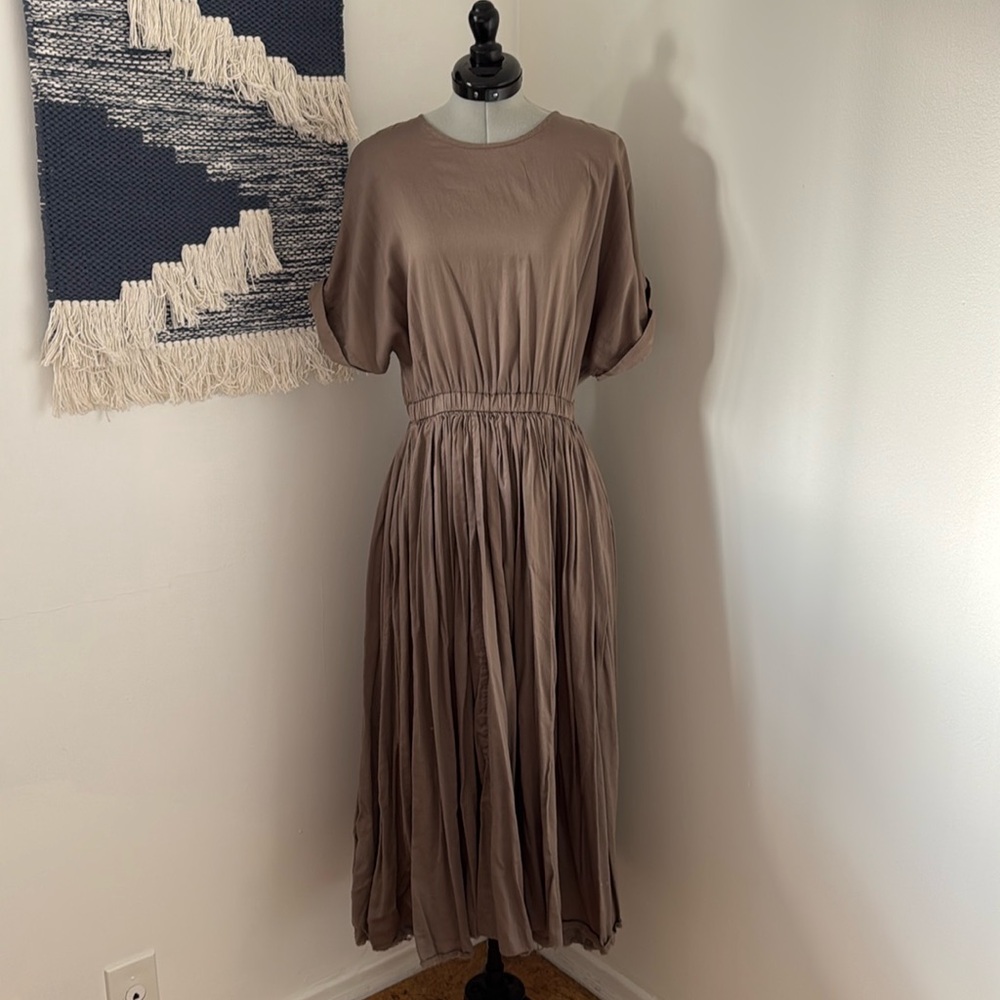 Black crane dress